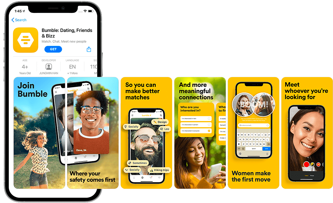 Bumble App Screenshots