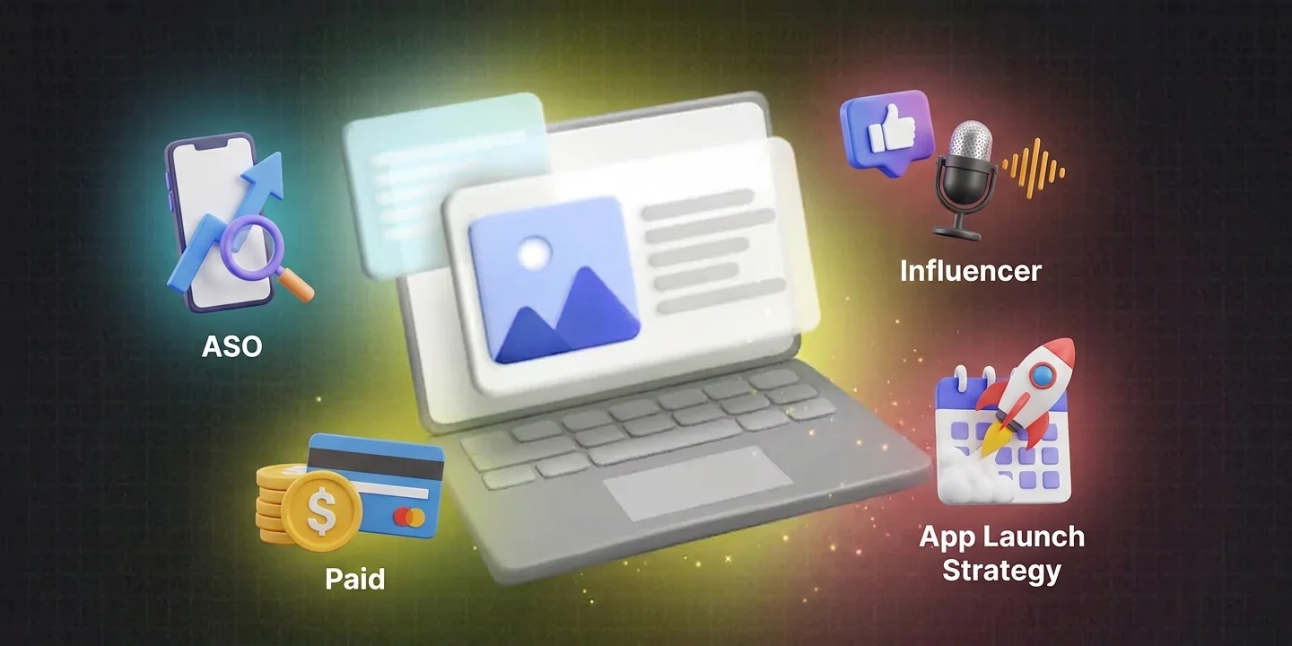 App Launch Strategy, Paid, ASO, and Influencer in 90 Days
